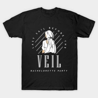 Bachelorette Party with Veil T-Shirt